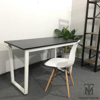 Bàn làm việc Chân chữ U Mặt Gỗ MFC Màu Đen Sang Trọng (BLV-U4)