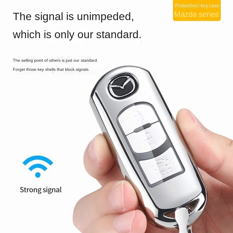 Bộ 3 Vỏ Bảo Vệ Chìa Khóa Xe Hơi Mazda CX5 CX7 Atez Cao Cấp