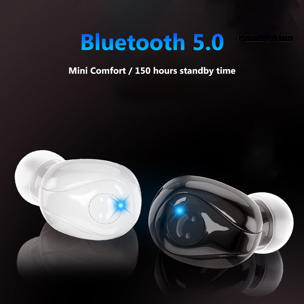 Tai Nghe Nhét Tai Thể Thao Bluetooth 5.0 Không Dây Có Micro / Rej / Y01