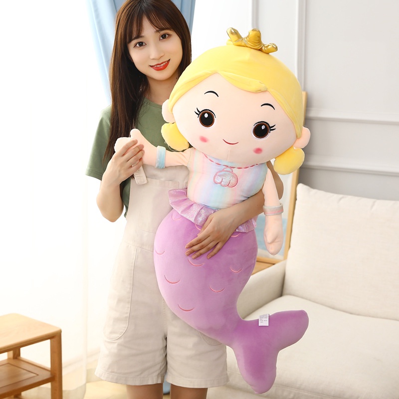 Nàng Tiên Cá Bông - Búp Bê - Gấu Bông Size 40cm Và 55cm