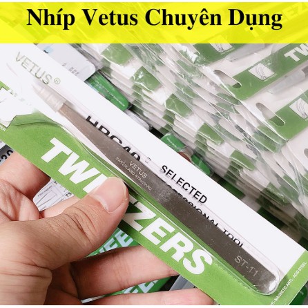 (GIẢM GIÁ)NHÍP CHUẨN VETUS NHẶT LÔNG YẾN ( BÌA XANH )