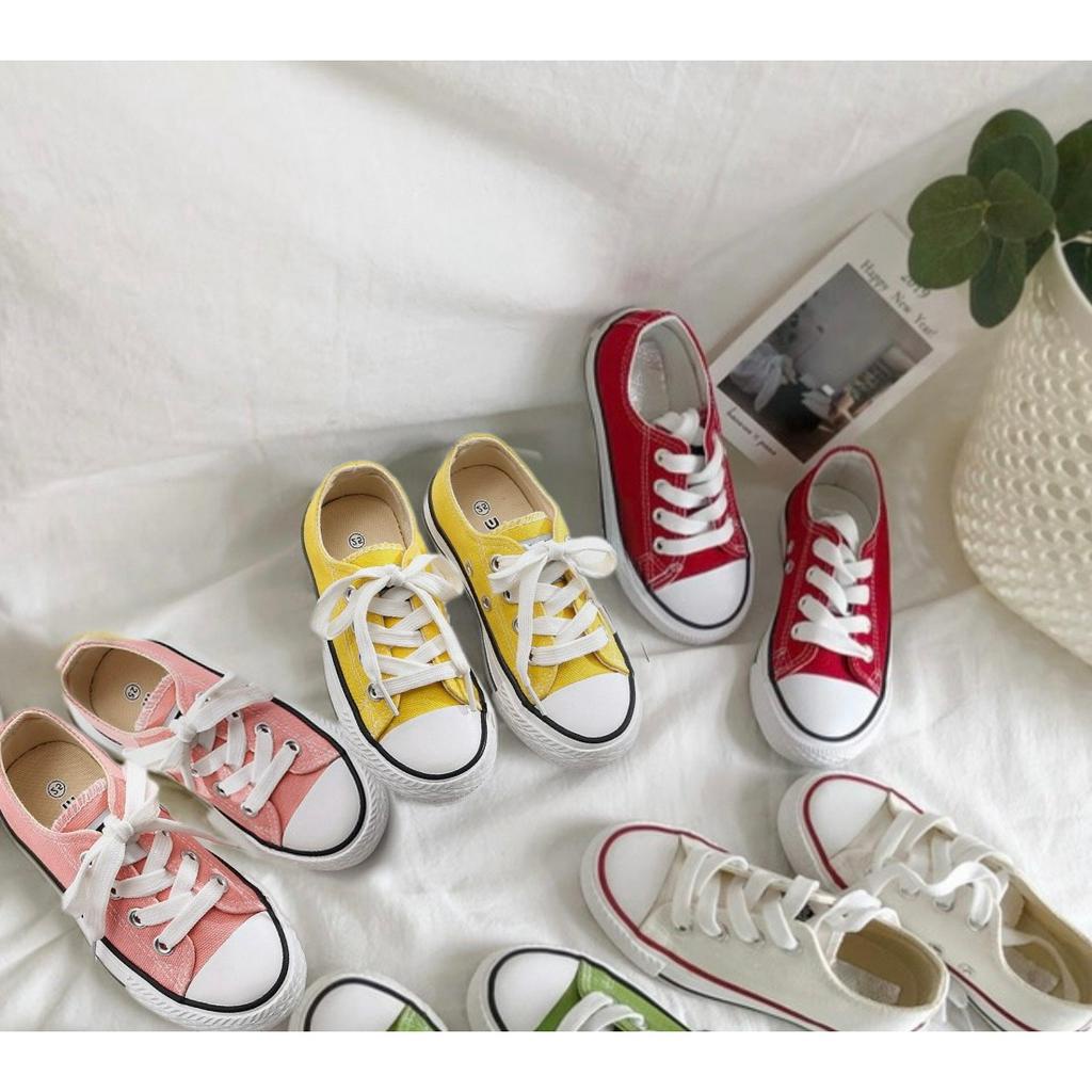 Giày thể thao Cov thắt được 2 kiểu HỒNG &amp; ĐỎ &amp; VÀNG cho bé G773 (Màu khác xem ở mục khác)