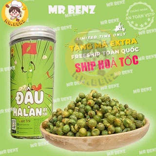 Đậu Hà Lan Tỏi Ớt Siêu Ngon 350g/hộp - Tinh Hoa Ẩm Thực Việt-Đồ ăn vặt ngon bổ rẻ Mr Benz