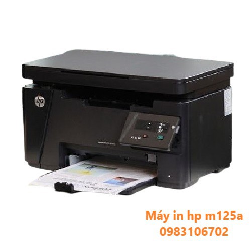 HP PRO M125A Máy in đa chức năng IN PHOTO SCAN Máy đã qua sử dụng kèm HỘP MỰC MỚI VÀ PHỤ KIỆN