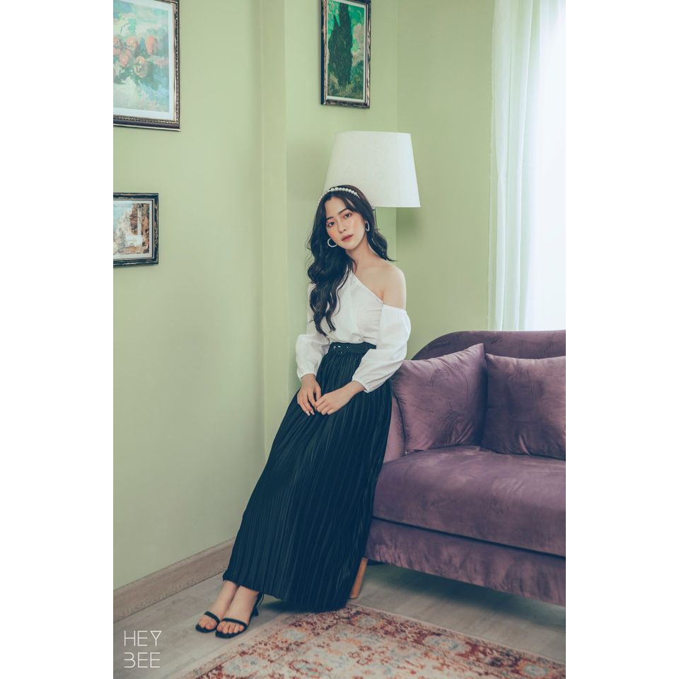 [Mã WABRLOW5 giảm 15% đơn 300K] HEYBEE Chân váy dài Cheryl HT417
