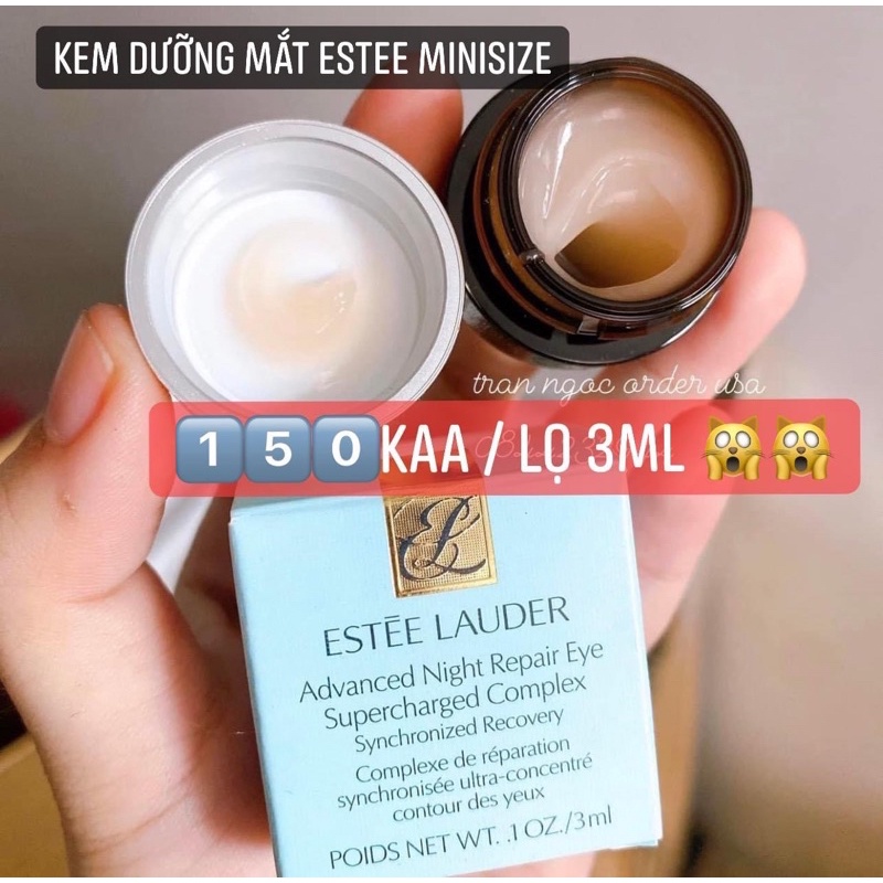 KEM MẮT MINISIZE ÉT TEE LÁU ĐỜ 3ml fullbox