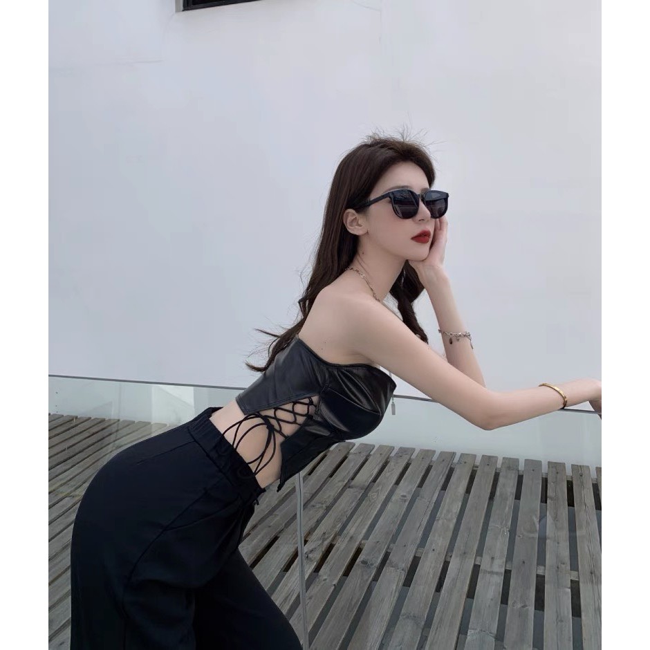 Áo da corset nữ quây có dây rút chiết eo fit body - CUA STORE - ảnh thật khách mặc | BigBuy360 - bigbuy360.vn