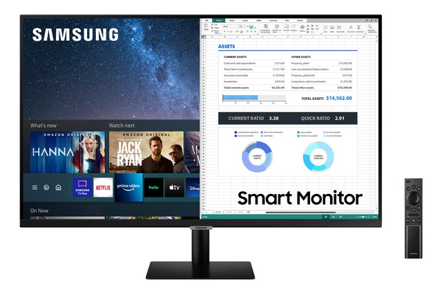 [Mã ELSSHOT giảm 5% đơn 3TR] Màn hình thông minh Samsung LS27AM500NEXXV 27 inch FHD - Hàng chính hãng