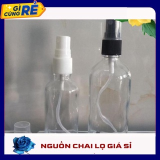 Chai Xịt Phun Sương ❤ Chai xịt phun sương Thủy Tinh 50ml,100ml , chai lọ thủy tinh , phụ kiện du lịch