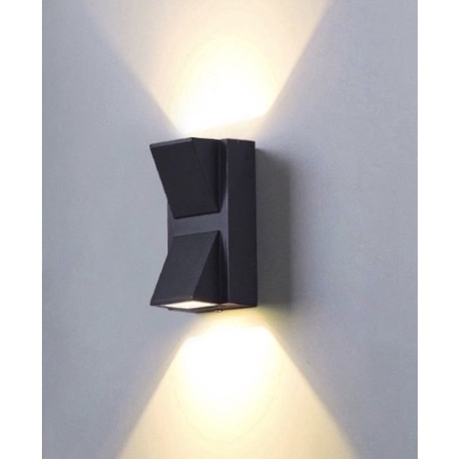 Đèn Trang Trí Hắt Tường Led 2 Đầu , Đèn Tường Chống Nước Hiện Đại Sân Vườn, Cầu Thang