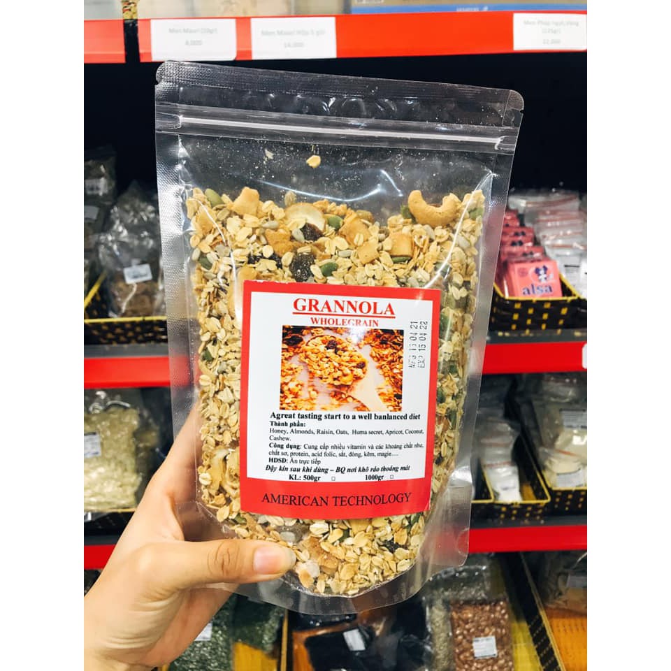 Ngũ cốc Granola vị mật ong (500gr)