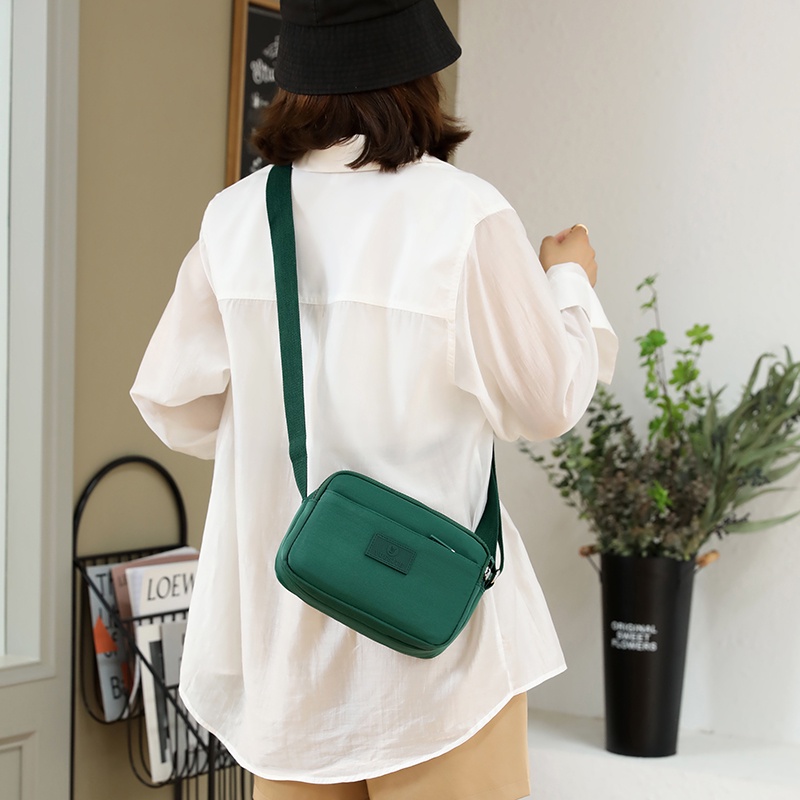 Ba Lô Vải Nylon Màu Sắc Macaron Thiết Kế Đơn Giản Sức Chứa Lớn Cho Nữ