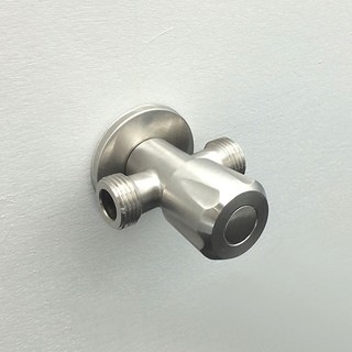 Van góc 2 đầu ra zento inox 304 zt985