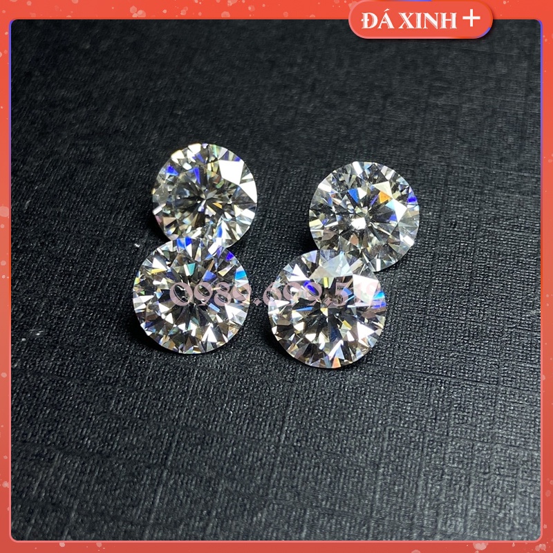 Kim Cương Nhân Tạo Mỹ Moissanite - Kim Cương Gắn Mặt Dây Chuyển - Gắn Nhẫn - Gắn Trang Sức