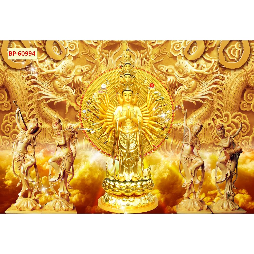 Tranh dán tường tôn giá in theo kích thước yêu cầu