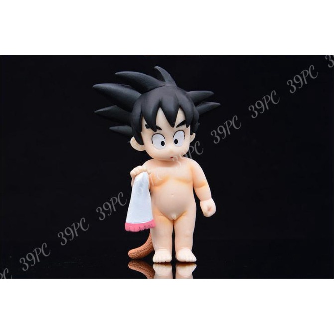 Mô hình Figure Dragon Ball - 7 viên ngọc rồng Songoku Đi Tắm Cởi Truồng Cực Cute