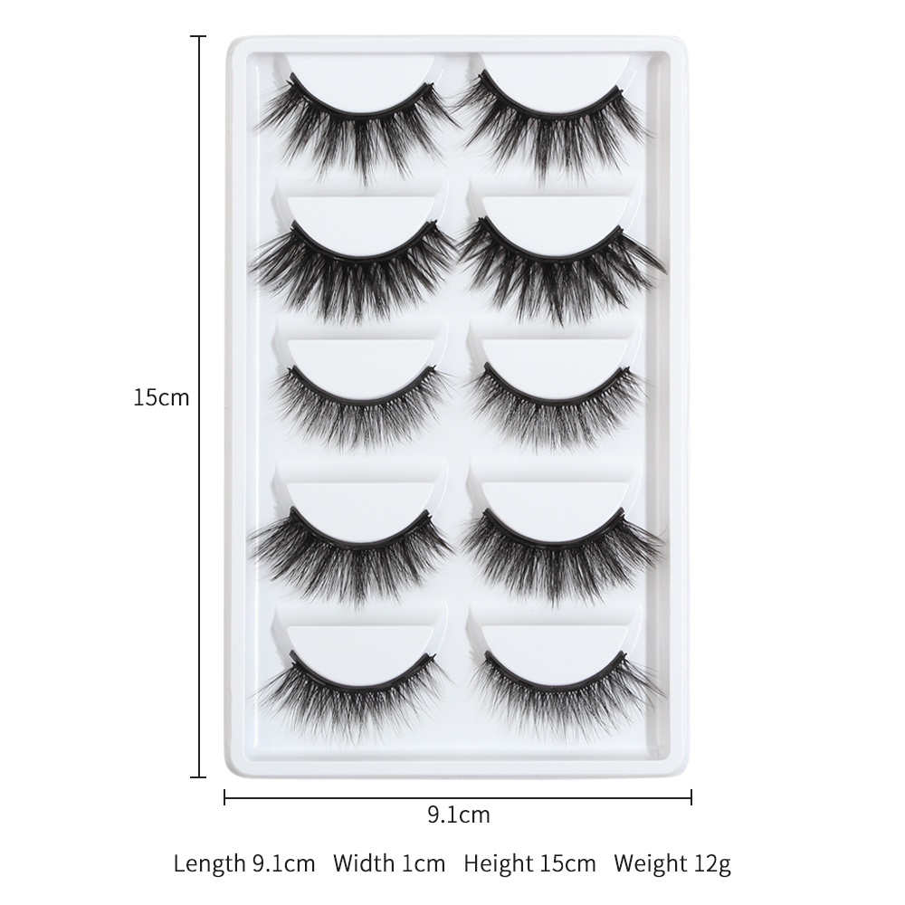 Bộ 5 cặp lông mi giả từ tính dày và cong vn
 | BigBuy360 - bigbuy360.vn
