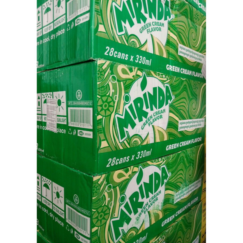 Thùng Mirinda bạc hà 24 lon x 330ml- Hàng Nhập Khẩu-Nước ngọt