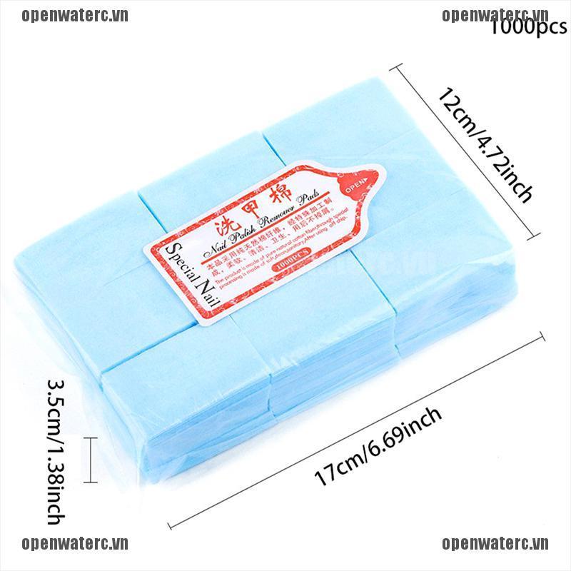 Set 1000 Miếng Bông Cotton Dùng Để Tẩy Sơn Móng Tay Tiện Dụng