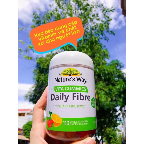 Kẹo bổ sung chất xơ Nature's Way Vitagummies For Adults Daily Fibre 110 viên