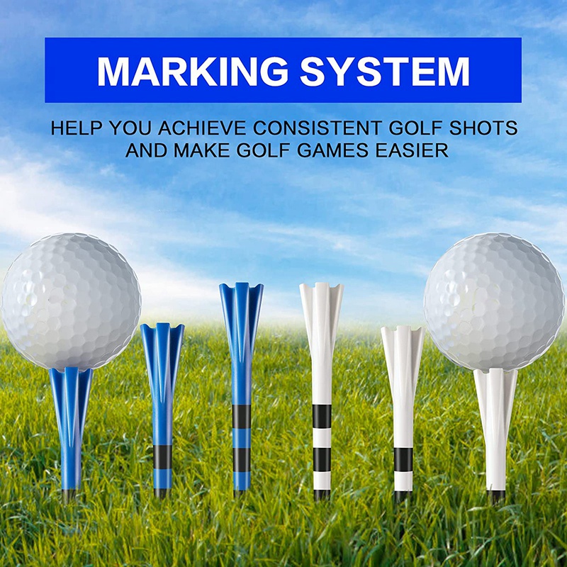 Set 80 phụ kiện hỗ trợ đánh golf 5 lỗ bằng nhựa
