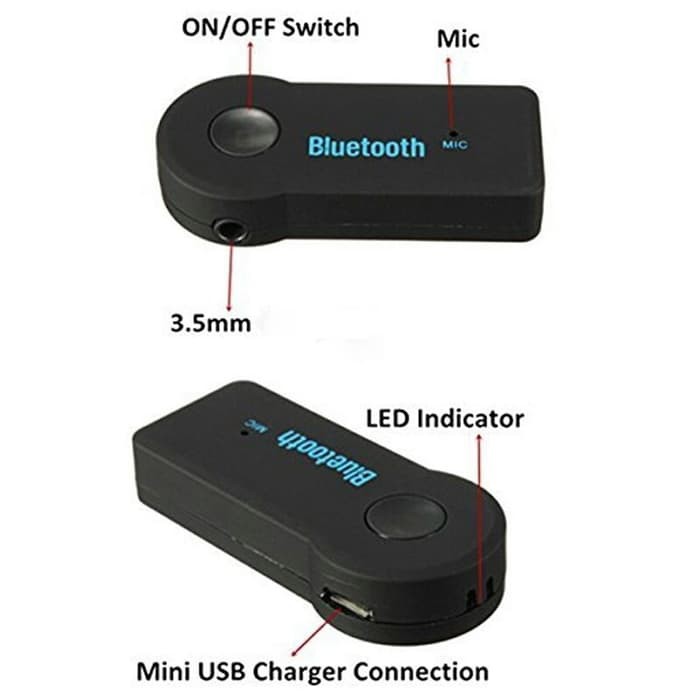 Usb Bluetooth Dongle 4.0 Receiver Stereo Aux Car Bộ Chuyển Đổi Âm Thanh Không Dây Jack 3.5( Cao Cấp )