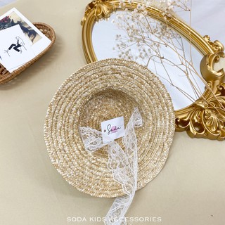 (ẢNH THẬT) mũ cói dây ren tiểu thư