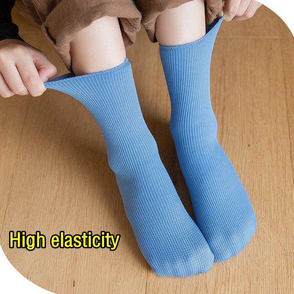 LAYOR1 Set 2 Đôi Tất Đi Tuyết Không Đường May Giữ Ấm Cho Bé