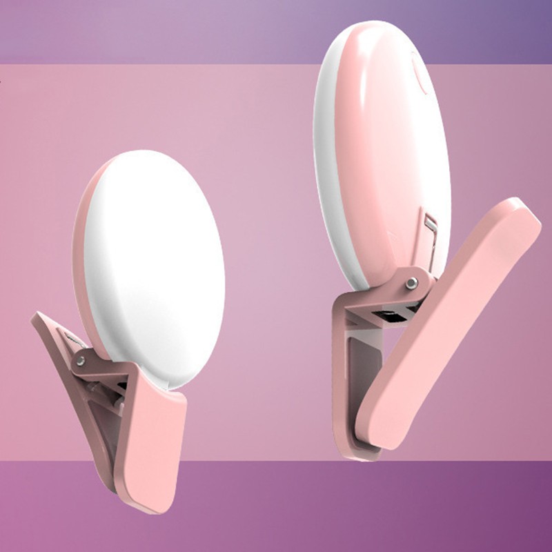 Đèn Led Kẹp Điện Thoại Hỗ Trợ Chụp Ảnh Selfie