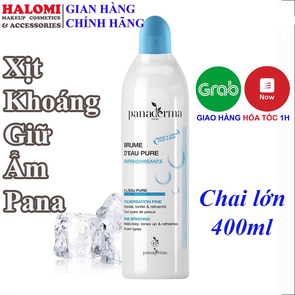 [FREESHIP]Xịt Khoáng Panaderma Pháp 400ml xịt khoáng toàn thân xịt khử mùi cấp nước giữ ẩm cho da