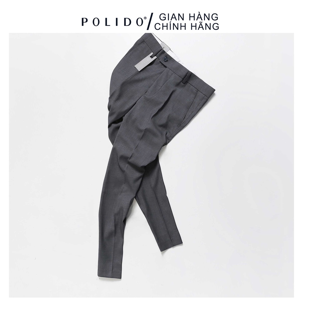 Quần Tây Nam Công Sở Cao Cấp Màu Xám Form Dáng Slimfit CEFFYLO
