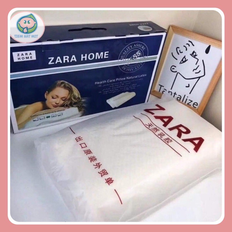 Gối cao su non Zara home cao cấp