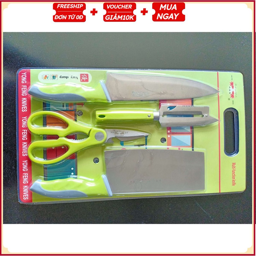 #Bộ Dao Kéo Gọt K8 Size Lớn Hàng Siêu Thị Đẹp - Lưỡi Dao Sắc Ngọt - Tay Cầm Dày Dặn Chắc Chắn