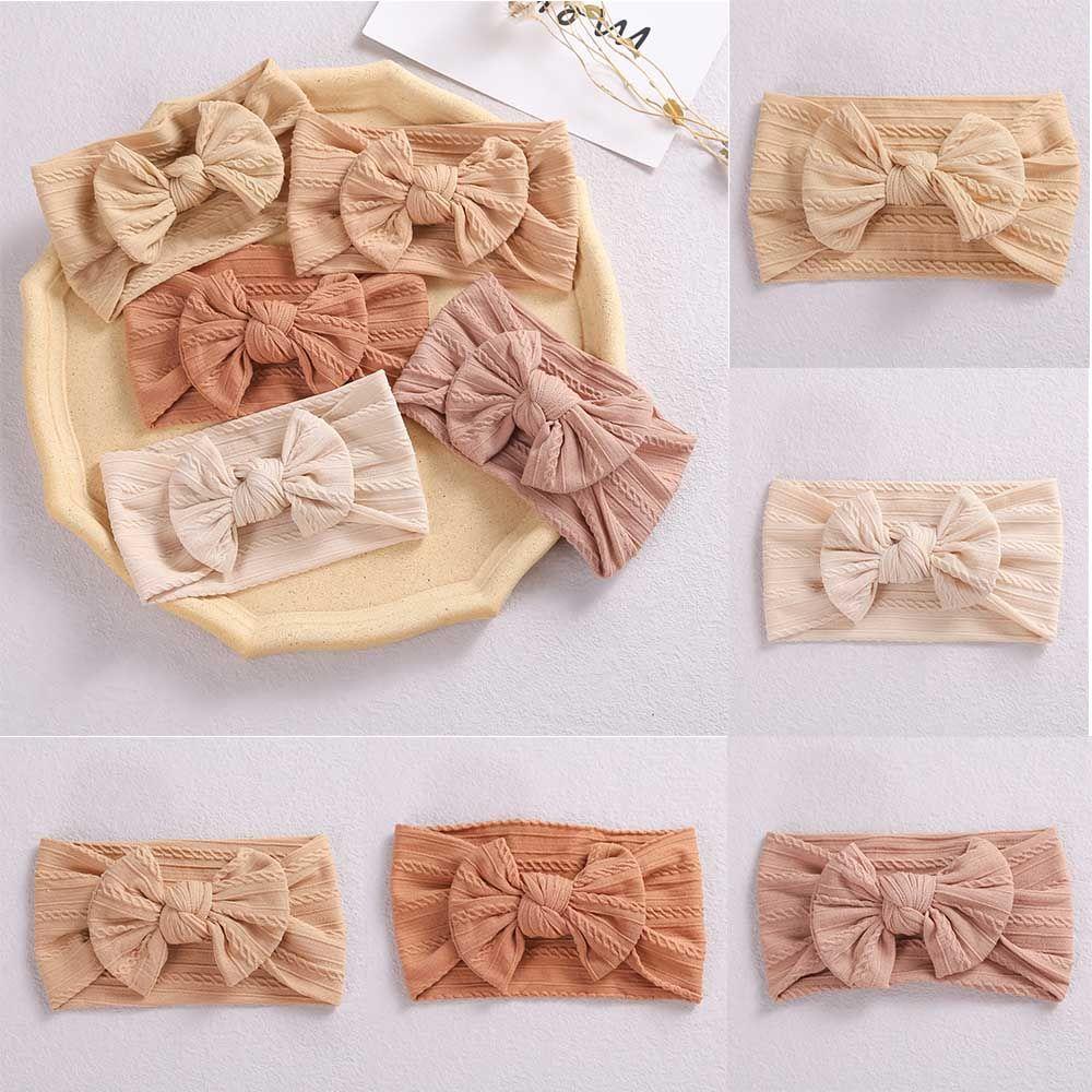 Băng Đô Quấn Đầu Cột Nơ Cho Bé