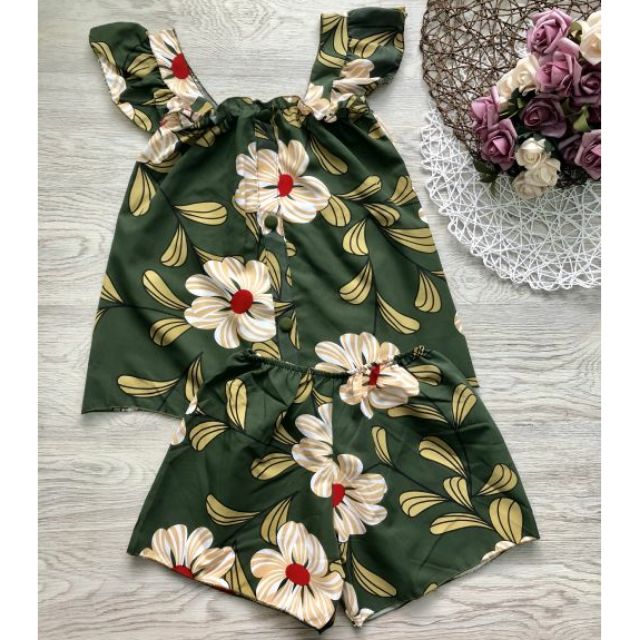 [Rẻ vô địch] Set bộ đùi áo cánh tiên họa tiết hoa (toàn bộ là hình thật) | BigBuy360 - bigbuy360.vn