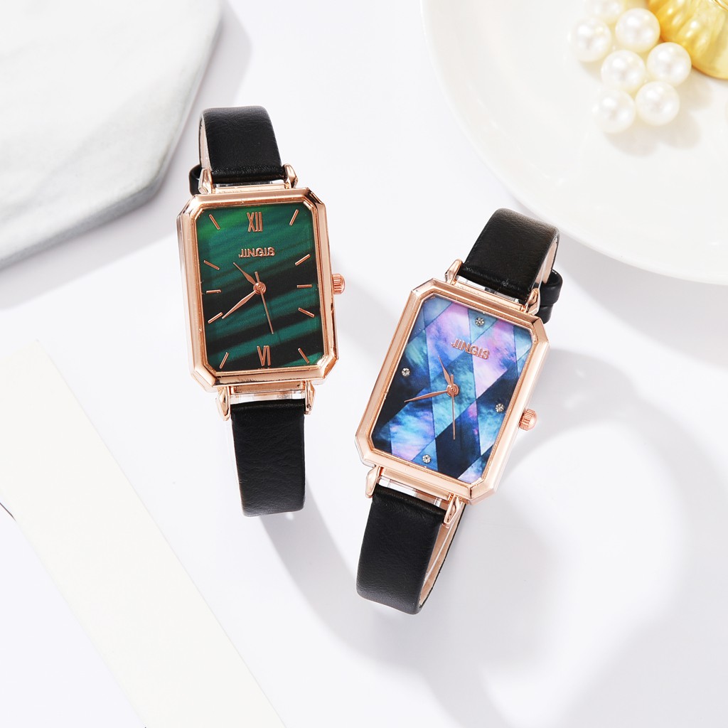 Đồng Hồ Đeo Tay Dây Da Thời Trang Dành Cho Nữ