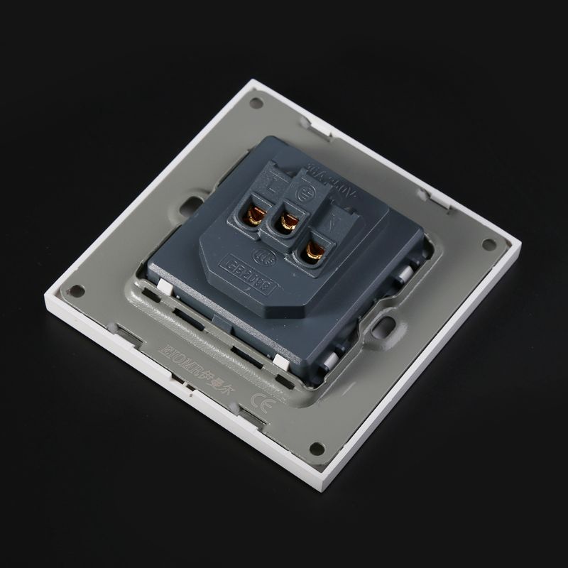 Ổ Cắm Điện Gắn Tường 86 Loại 16A Với 3 Lỗ Bằng PC Màu Trắng Cho Máy Lạnh