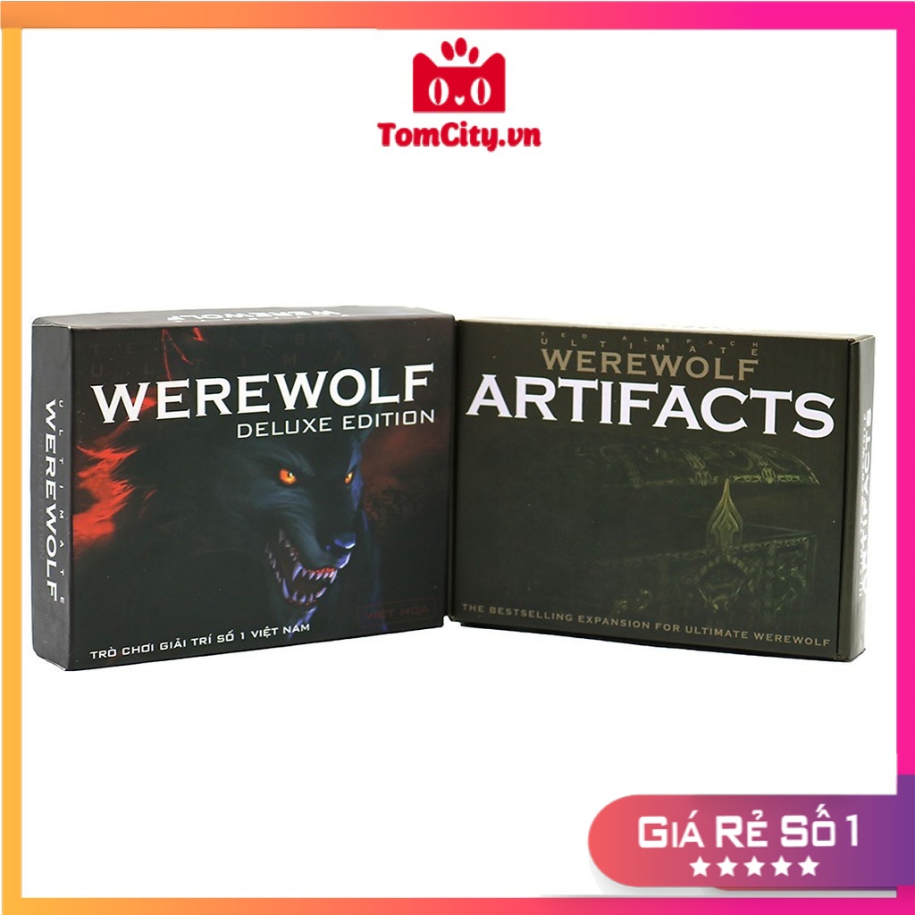 Combo Ma sói Ultimate + Artifact (Việt hóa) + 2 Sleeve Ma Sói Chất lương cao
