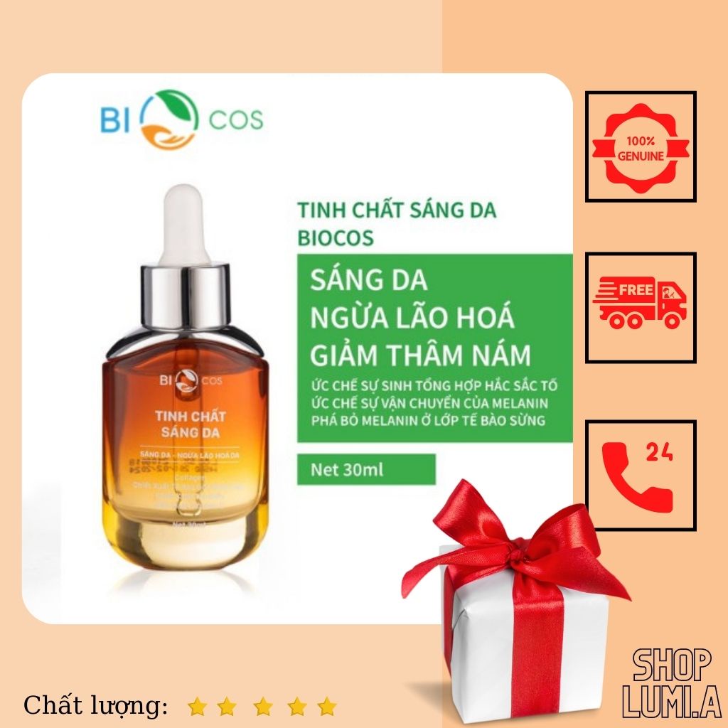 Tinh chất serum dưỡng da trắng sáng tinh chất tế bào bố nhân sâm colagen 15ml LuMi.A