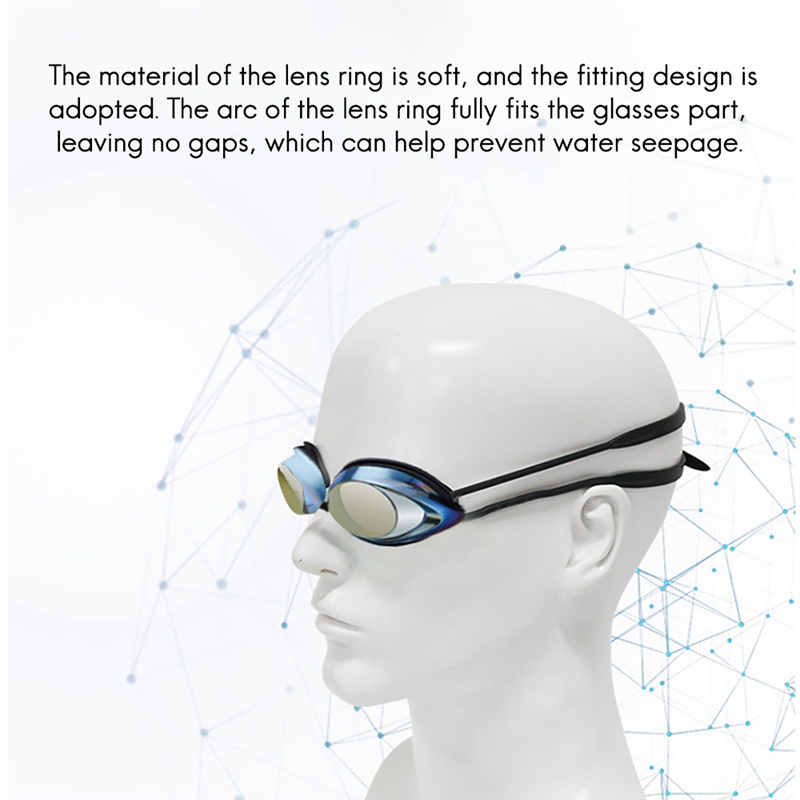 Kính bơi chuyên nghiệp cho trẻ em Người lớn Trò chơi đua xe Bơi kính chống sương mù Kính bơi Hồ xanh