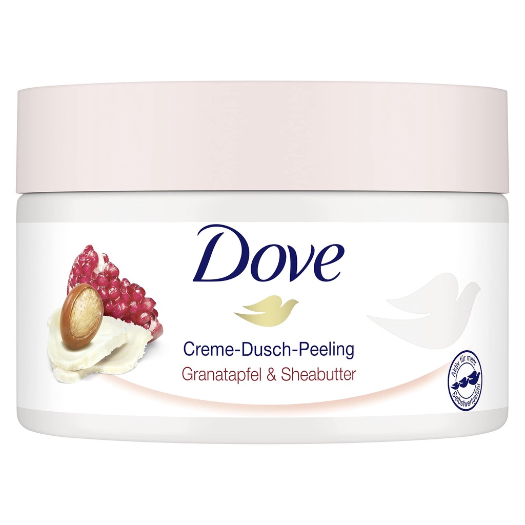 Kem tắm Tẩy da chết Dove Creme - Dusch - Peeling 225ml