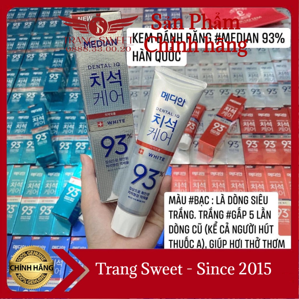 Kem Đánh Răng MEDIAN 93 HÀN QUỐC 120g