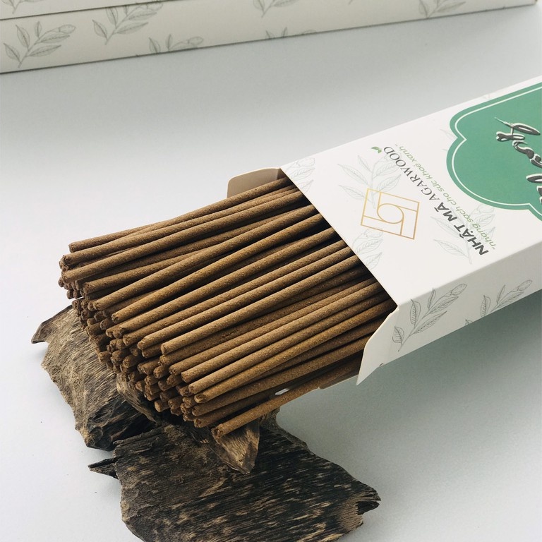 Nhang trầm hương, nhang trầm sạch - Nhật Mã Agarwood - Loại 1 -  Hương thơm ngọt, dễ chịu ,an toàn cho sức khỏe