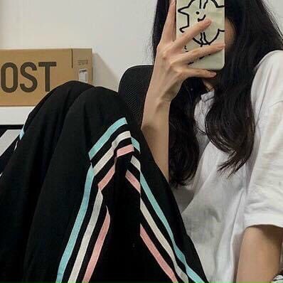 Quần Jogger Unisex trơn 3 SỌC form rộng Freesize dành cho nam nữ Molly Fashion | BigBuy360 - bigbuy360.vn