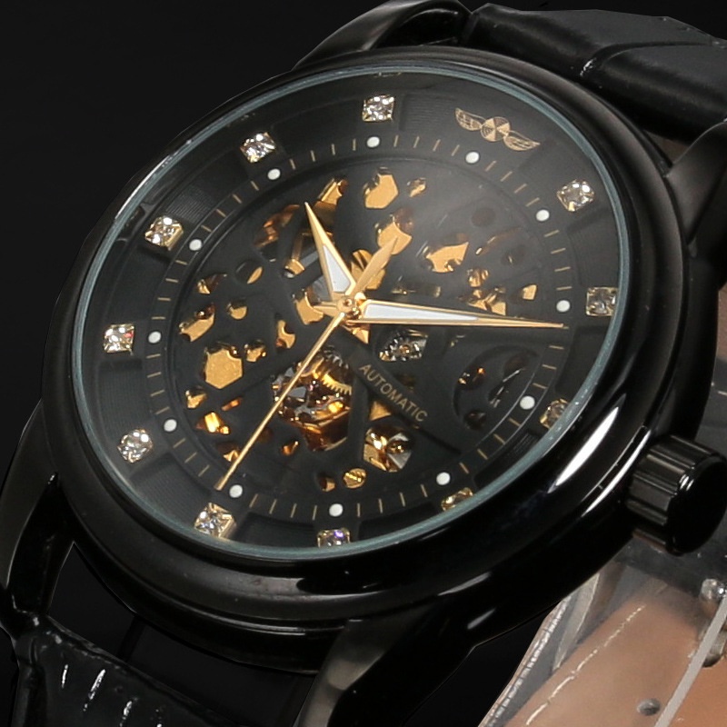- C01 Đồng hồ cơ Nam WINNER_CRYSTAL_SWISS_LUXURY