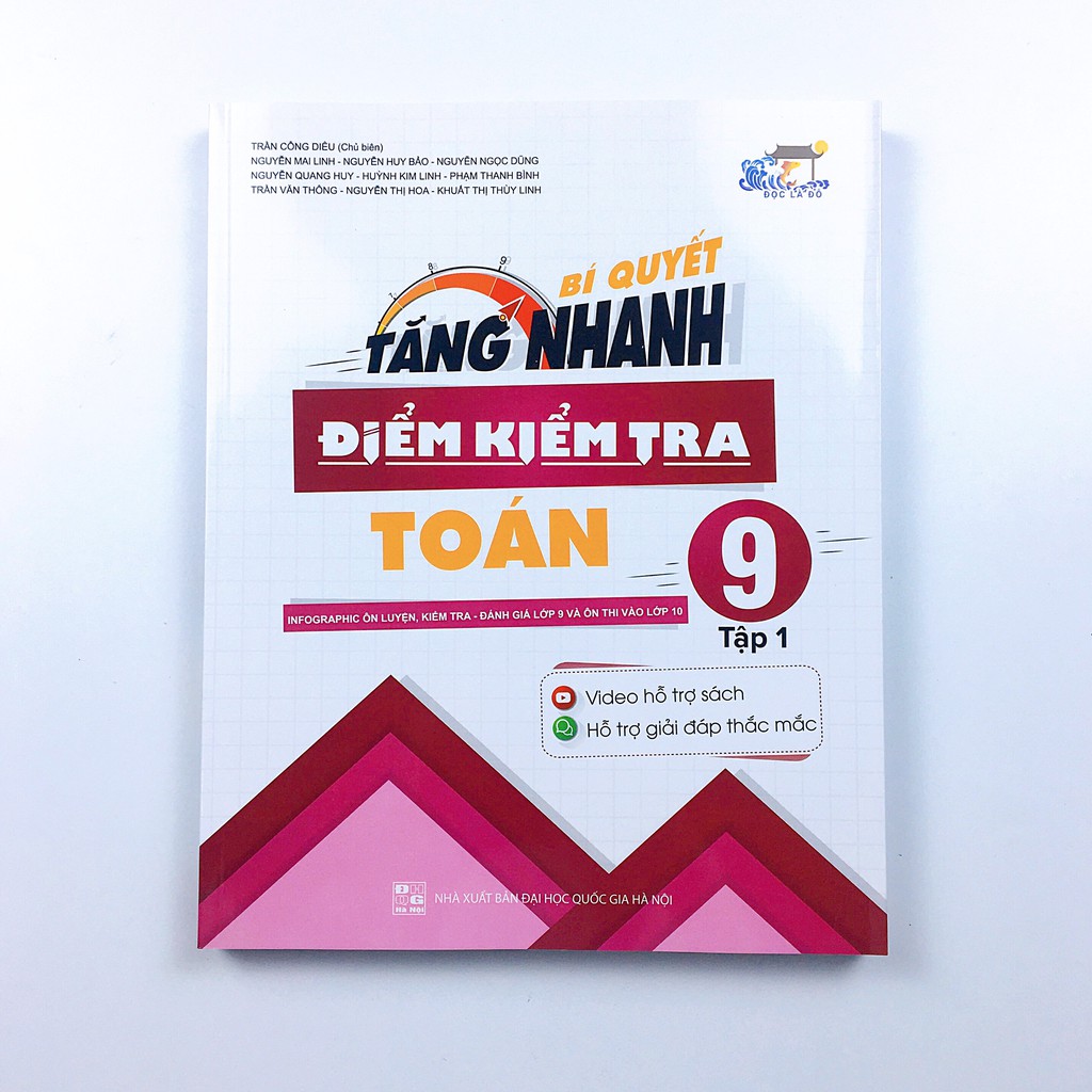 Sách Bí Quyết Tăng Nhanh Điểm Kiểm Tra Toán 9 Tập 1