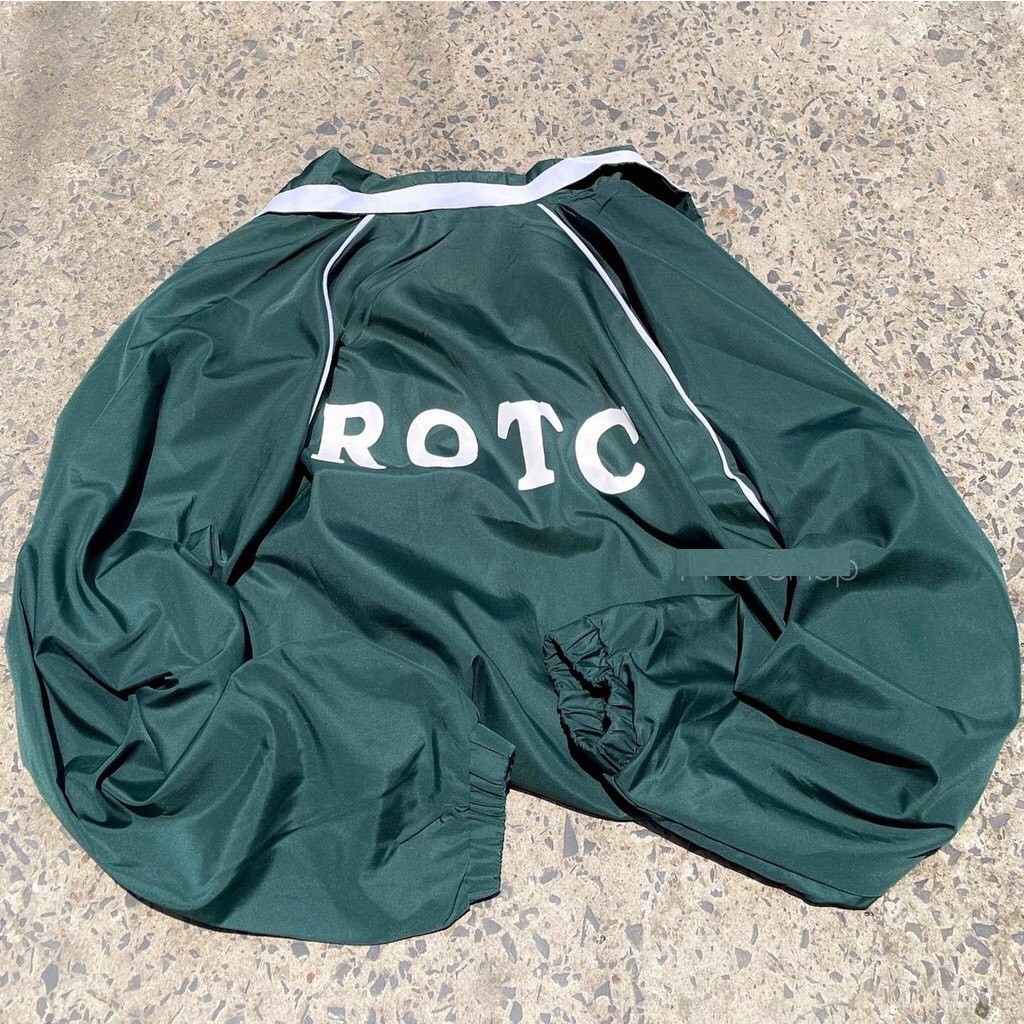 Áo Khoác Bomber Jacket Dù 2 Lớp ROTC Varsity Form Rộng Nam Nữ Unisex Phong Cách Hàn Quốc Ulzzang