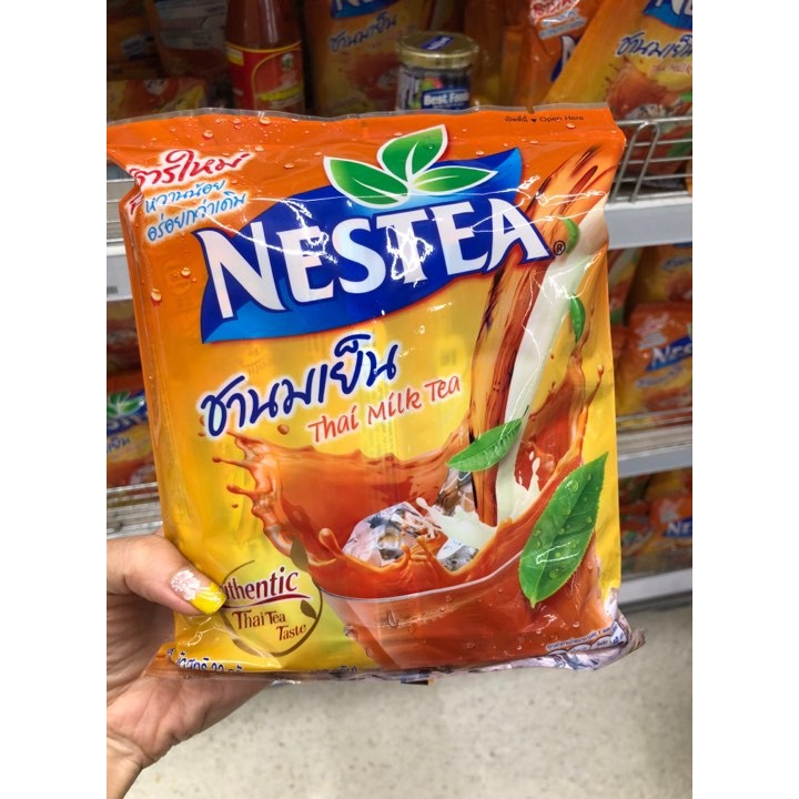 TRÀ SỮA NESTEA THÁI 85k/ bịch 13 gói nhỏ tiện lợi