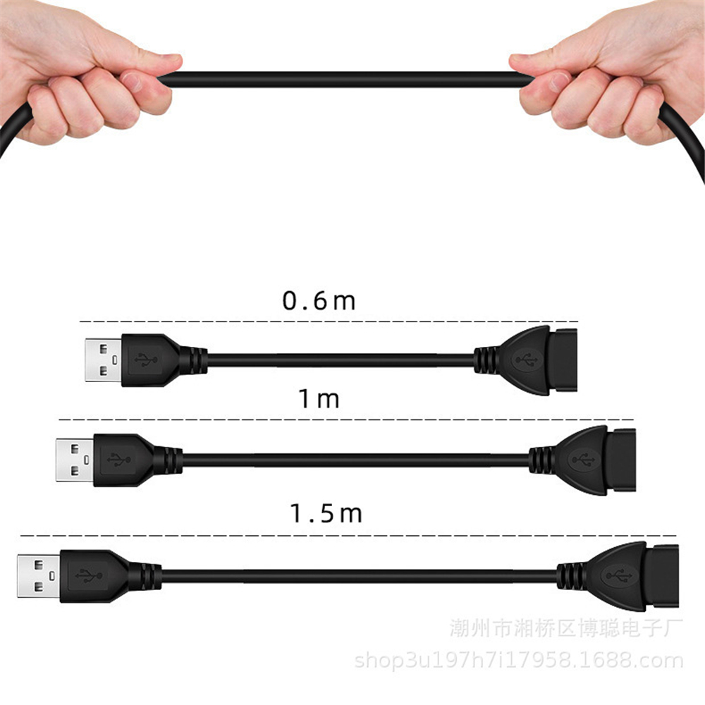 Dây Cáp Nối Dài 0.6m / 1m / 1.5m Cho Màn Hình Máy Chiếu Usb 2.0