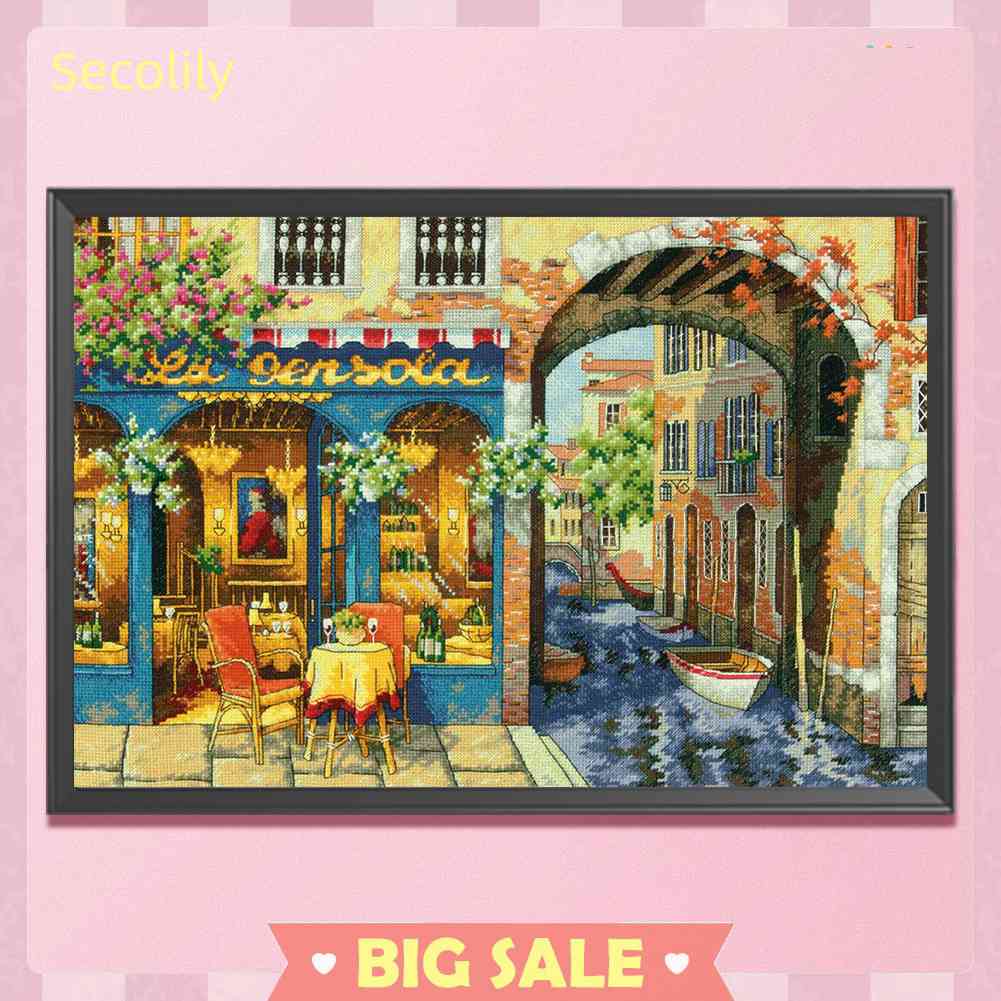 Seco Bộ Tranh Thêu Chữ Thập Thủ Công 11CT 3 Tuổi Phong Cách Châu Âu